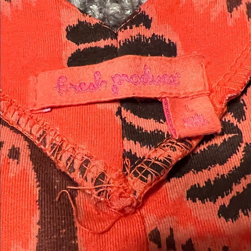 Fresh Produce Orange and Black Maxi Dress - Picture 3 of 8